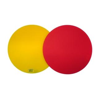 【得藝美術】得藝 圓形 PP造型瓦楞板 30*30(黃色紅色4入)