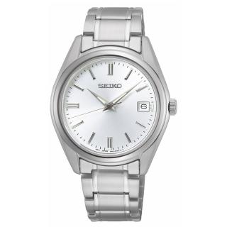 【SEIKO 精工】CS系列藍寶石石英女錶-銀36mm(SUR315P1/6N42-00L0S)
