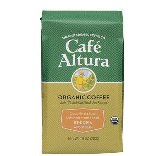 【CAFE ALTURA】Cafe Altura有機公平交易耶加雪夫咖啡豆(283g/包)