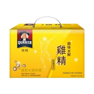 【QUAKER 桂格】原味水解雞精禮盒68ml×18入×1盒(共18入 送禮推薦/中秋禮盒)