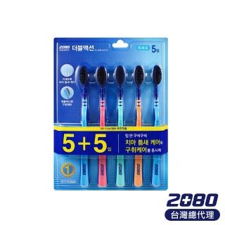 【韓國2080】雙效細潔牙刷 10入