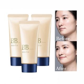 【media 媚點】自然光感美肌BB霜35g 3入組(SPF35.PA++防曬/遮瑕/提亮 一瓶完妝)