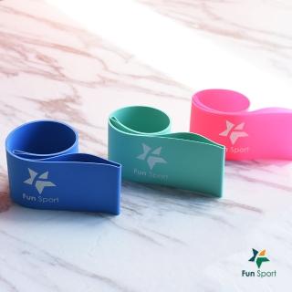 【Fun Sport】樂訓環彈力拉帶-3力道組-環狀彈力帶MINI BANDS(2盒優惠組)