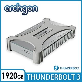 【archgon亞齊慷】X70 II-1920GB Thunderbolt 3 SSD 外接式固態硬碟(Intel 原廠認證)