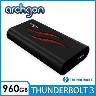 【archgon亞齊慷】X92-960GB Thunderbolt 3 SSD 外接式固態硬碟(Intel 原廠認證)