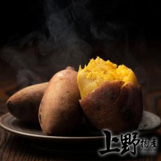 【上野物產】外銷日本 高級帶皮即食 冰嫩地瓜x10包(500g±10%/包 素食 低卡)