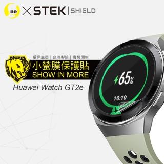 【o-one台灣製-小螢膜】HUAWEI  Watch GT2e 46mm手錶滿版全膠螢幕保護貼 兩入組(曲面 軟膜 SGS 自動修復)