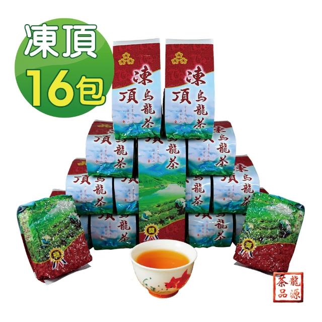 【龍源茶品】烘焙比賽味鹿谷凍頂烏龍茶葉16包組/中重焙火(150g/包-共4斤/附提袋/高山茶/可茶几泡茶冷泡茶)