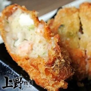 【上野物產】台灣手做蝦仁捲 x5包(300g±10%/10條/包 港點 港式點心)