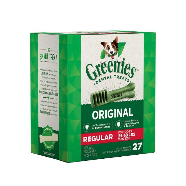 【Greenies健綠】原味潔牙骨保健系列任選(27oz/765g/狗零食/多種尺寸)