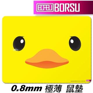 【BORSU】極薄鼠墊_FUNNY_淚眼小鴨(台灣製 滑鼠墊 耐用 人生 動物 鴨子)