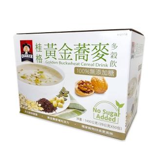 【QUAKER桂格】黃金蕎麥多穀飲-無糖(28gx50包/盒)