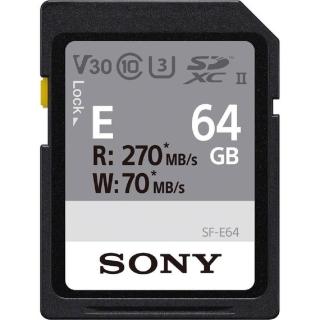 【SONY 索尼】SDXC U3 64GB 記憶卡 SF-E64(公司貨)
