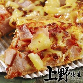 【上野物產】美味六吋牽絲夏威夷披薩 x4片(120g±10%/片)