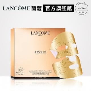 【LANCOME 蘭蔻】絕對完美24K黃金玫瑰霜面膜(5片)