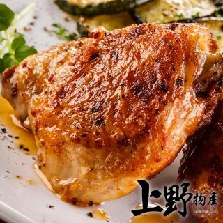 【上野物產】去骨帶皮嫩雞腿排 塔香口味 x3片(116g±10%/片)