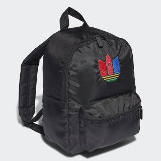 【adidas 愛迪達】ADICOLOR CLASSIC BACKPACK SMALL 黑色 小後背包(GD4574)