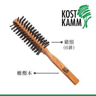 【KOST KAMM】德國製造 橄欖木豬鬃梳(21cm)