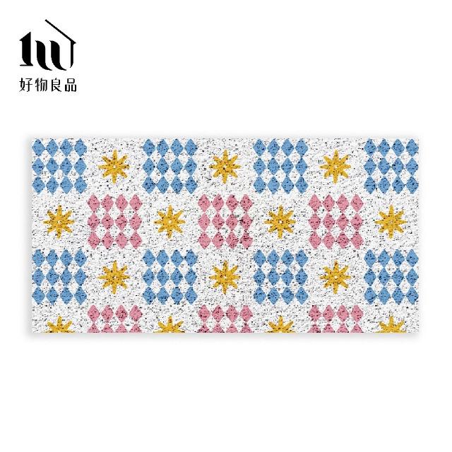 【好物良品】60x120cm_大尺寸絲圈浴室防滑墊｜快速排水不積水 可DIY裁切 陽台浴室通用止滑墊