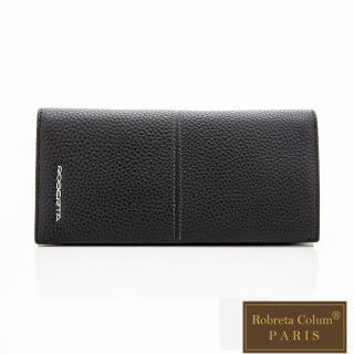 【Roberta Colum】諾貝達荔枝壓紋軟牛皮長夾-共2色