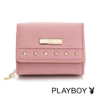 【PLAYBOY】短夾 輕搖滾系列(粉色)