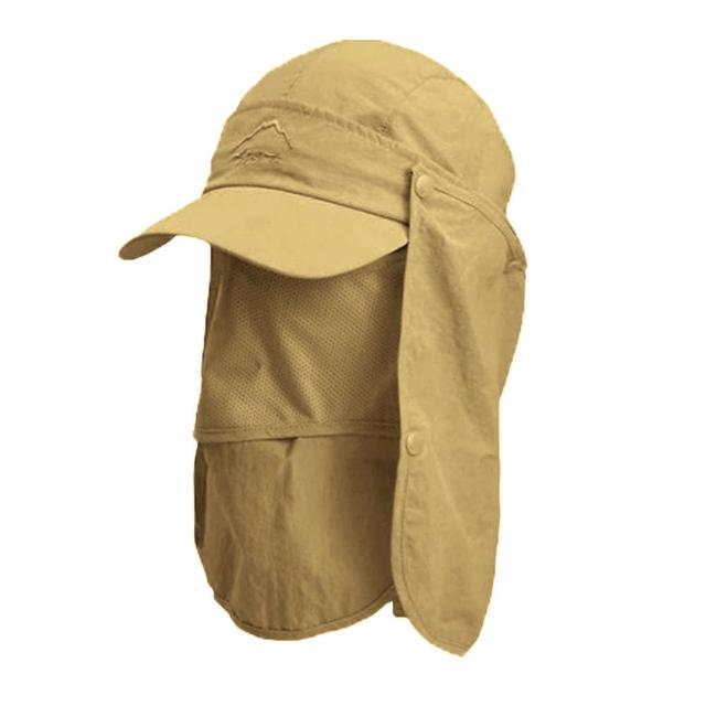 【匠心選品】速乾可拆卸防曬護頸帽(防曬漁夫帽 速乾帽 登山帽 釣魚帽 戶外鴨舌帽)