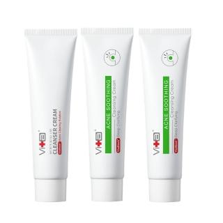 【Swissvita 薇佳】獨家限定★微晶3D全能洗顏霜x1入+速效抗痘調理潔面乳x2入