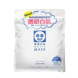 【石澤研究所】新透明白肌玻尿酸透明嫩白面膜(10枚入/180mL)