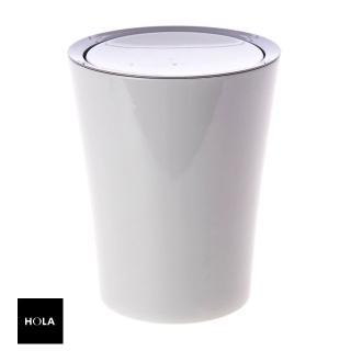 【HOLA】諾拉搖蓋垃圾桶2.5L 灰