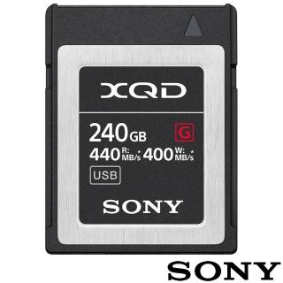 【SONY 索尼】QD-G240F 240G/GB 440MB/S XQD G系列 高速記憶卡(公司貨 支援4K 錄影)