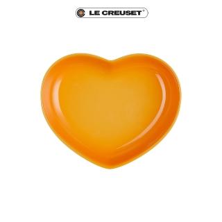 【Le Creuset】瓷器心型盤-中(初花)
