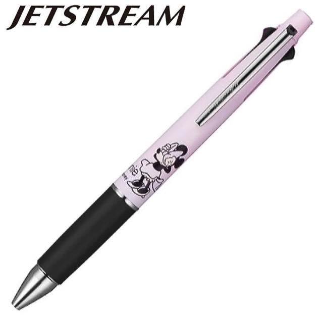 【UNI】MSXE5-1500D-05 JETSTREAM 迪士尼限量版多機能溜溜筆 米妮粉桿(1入1包)