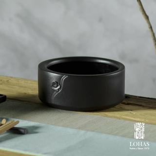 【LohasPottery 陸寶】雲中錦書茶洗  禪風黑(水盂 茶席茶具用品)