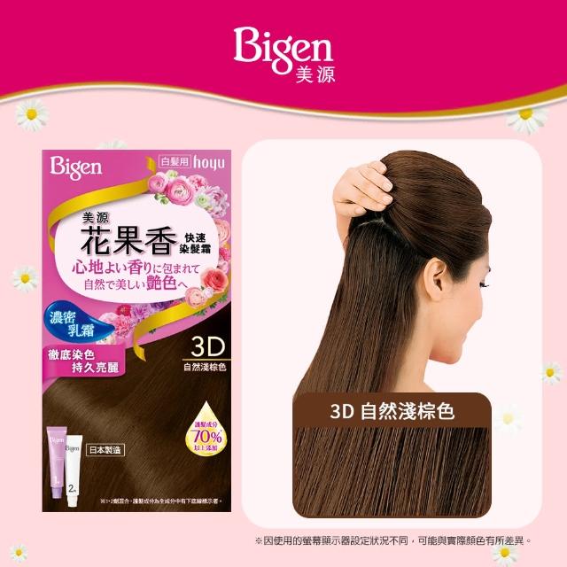 【Hoyu Bigen 美源】花果香快速染髮霜4件組