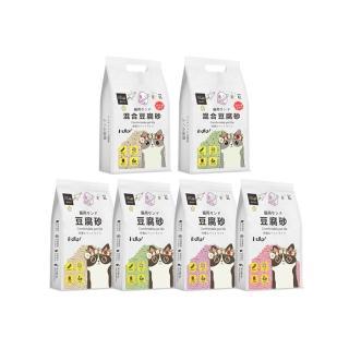 【RoLife 簡約生活】天然環保豆腐貓砂/益生菌混合款豆腐砂6L-8包組(全面升級益生菌配方除臭不加價)