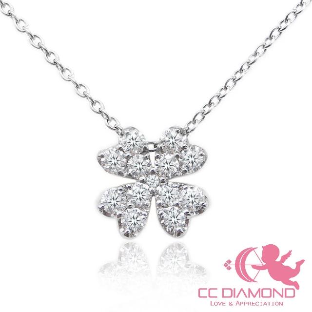 【CC Diamond】頂級日本進口 18K F/VS 鑽石四葉草套鏈(一線品牌的品質)