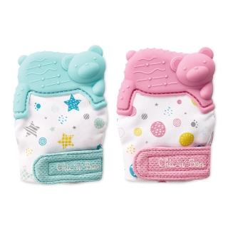 【奇哥】嬰兒矽膠固齒/咬咬安撫手套(2色選擇)