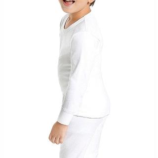 【宜而爽】男童羅紋厚棉衛生衣(3件組-尺寸30)