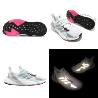 【adidas 愛迪達】慢跑鞋 X9000L4 襪套式 女鞋 愛迪達 運動休閒 反光 穿搭推薦 白 銀(FW8405)