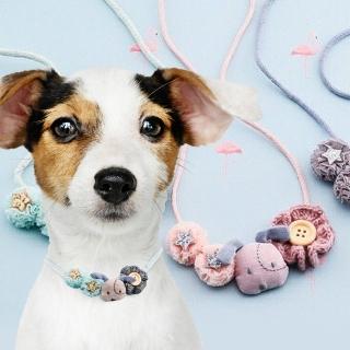 【JohoE嚴選】手工寵物項圈飾品可愛動物系列