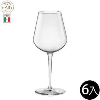 【Bormioli Rocco】強化無鉛水晶紅酒杯 白酒杯 470ml 6入組 InAlto系列(紅白酒杯)