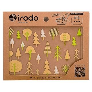 【irodo】布製品轉印貼免熨 森林樂園(1入1包)