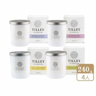 【Tilley 皇家特莉】澳洲原裝微醺大豆香氛蠟燭(任選4入)