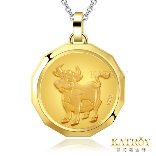 【KATROY】十二生肖．黃金項鍊．新年禮物．馬到成功