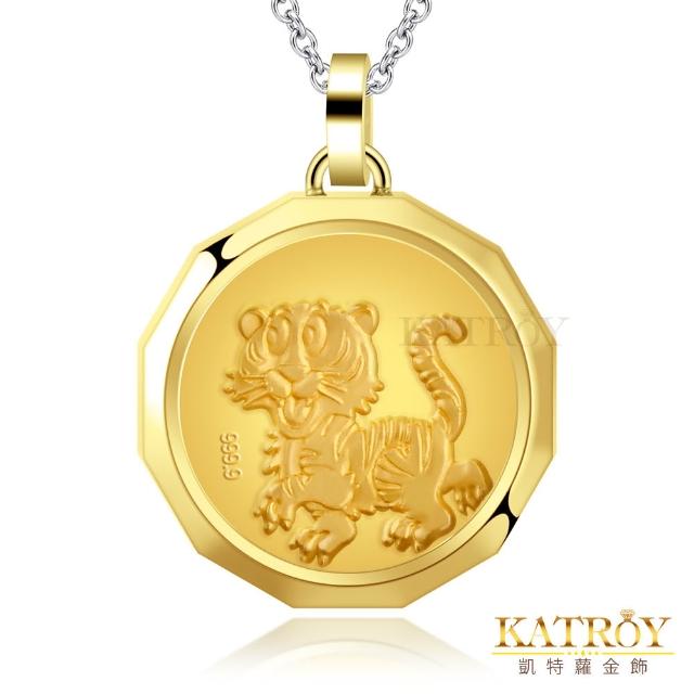 【KATROY】十二生肖．黃金項鍊．新年禮物．馬到成功