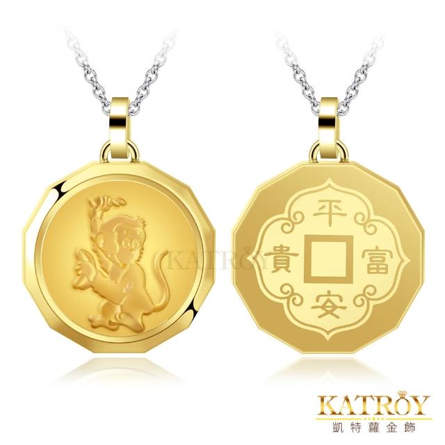【KATROY】十二生肖．黃金項鍊．新年禮物．馬到成功