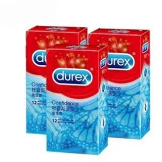 【Durex杜蕾斯】薄型裝衛生套12入*3盒