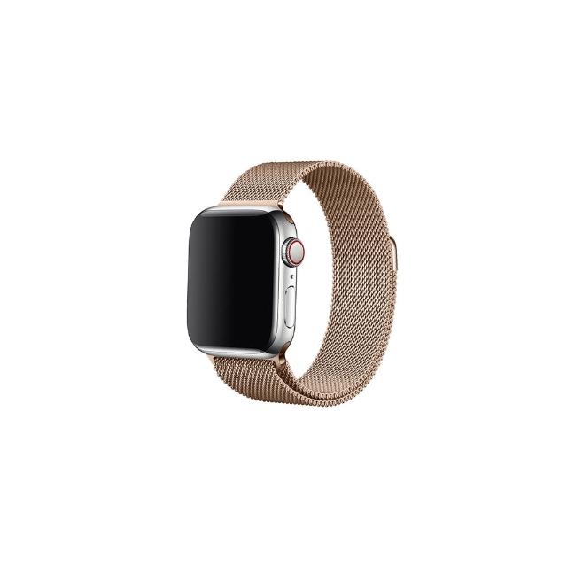 【YOMIX 優迷】Apple watch Ultra/9/8/7/SE2/6/SE/5/4/3專用米蘭尼斯金屬錶帶(10色任選)