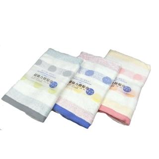 【台灣興隆毛巾】多彩圓點擦髮巾-6入混色(擦髮巾)