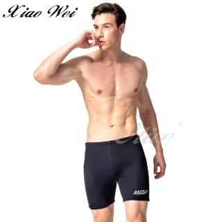 【SARBIS】大男黑色素面五分泳褲(NO.B5320018-3L/5L)